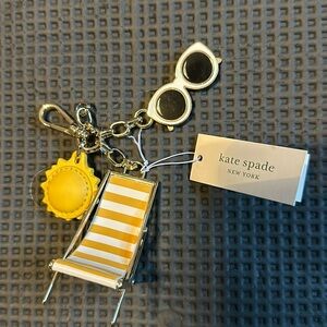 Kate Spade Beach Chair Summer Bag Charm